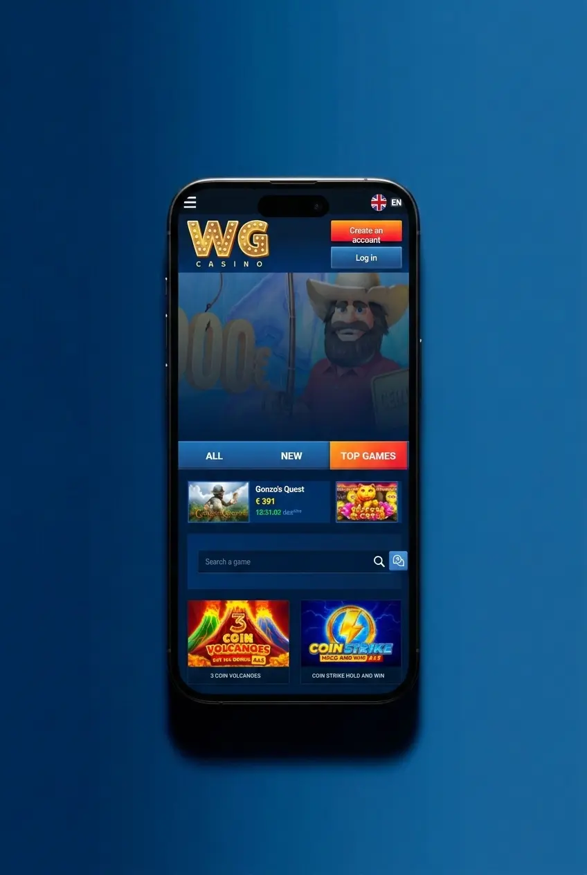 Step-by-step guide to making a WG Casino withdrawal in the UK via the Cashier, from £20 to £10,000