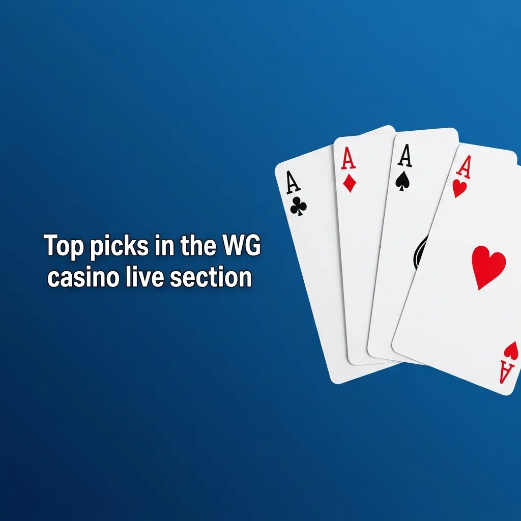 Top live dealer games at WG Casino including Lightning Roulette, Infinite Blackjack, Crazy Time and more by Evolution