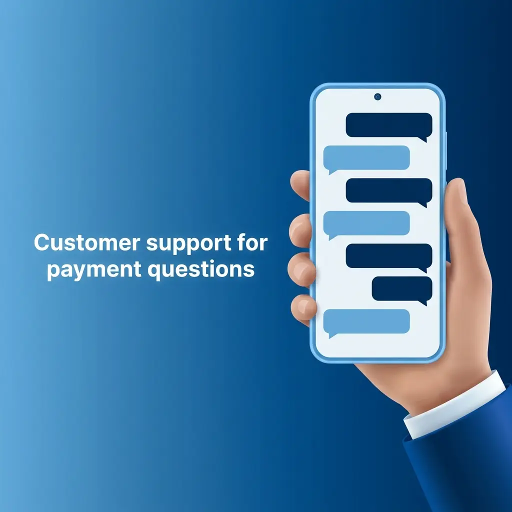 Customer support options for payment questions including live chat, email, and help centre for deposits, withdrawals, and verification