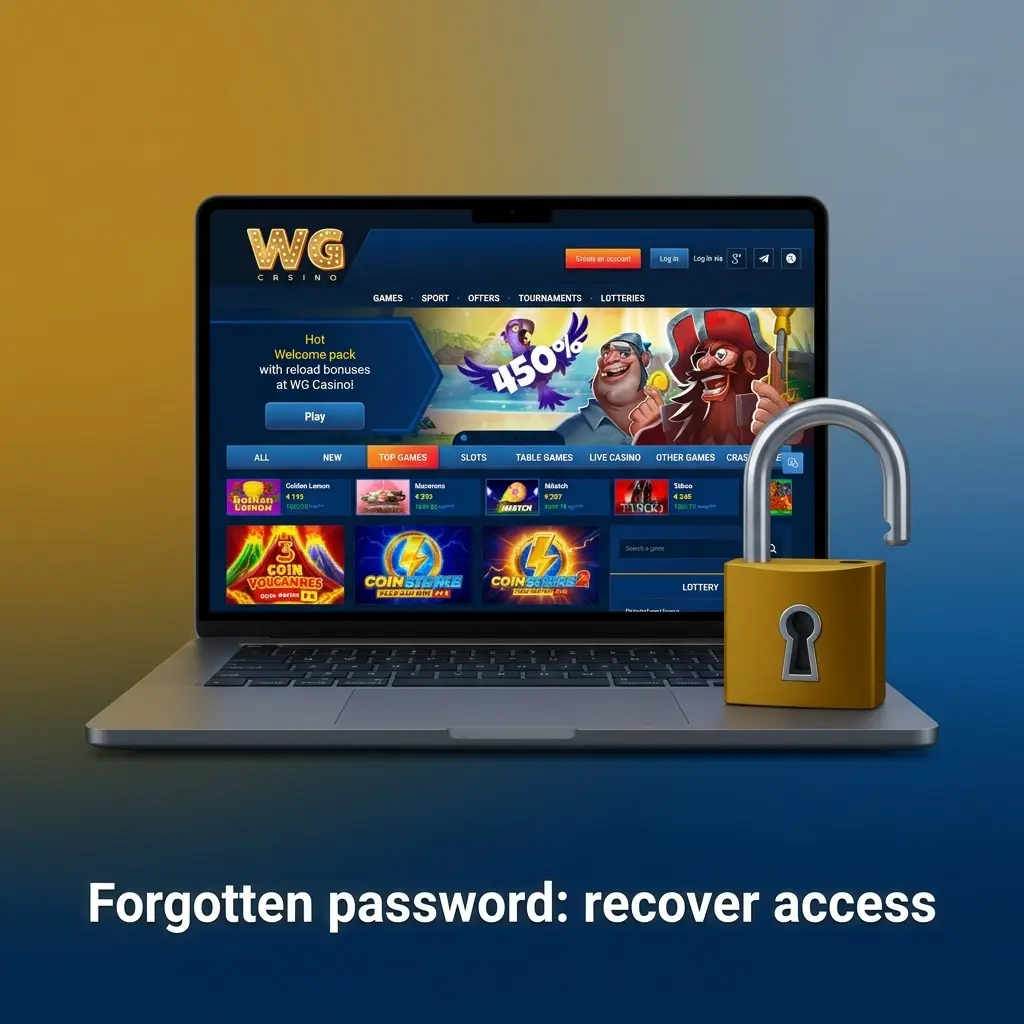 Forgot password screen showing steps to reset via email or SMS and regain account access securely