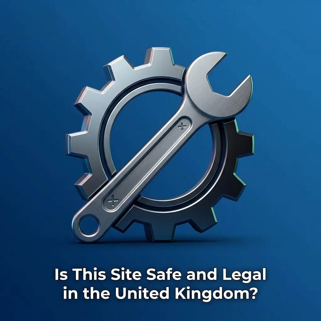UK website safety and legality check showing privacy policy, encryption, and responsible gaming compliance icons