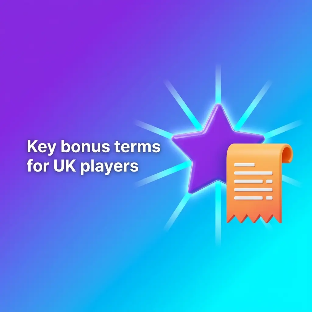 UK bonus terms overview showing wagering rules, stake limits, expiry, game contributions and eligibility conditions for players