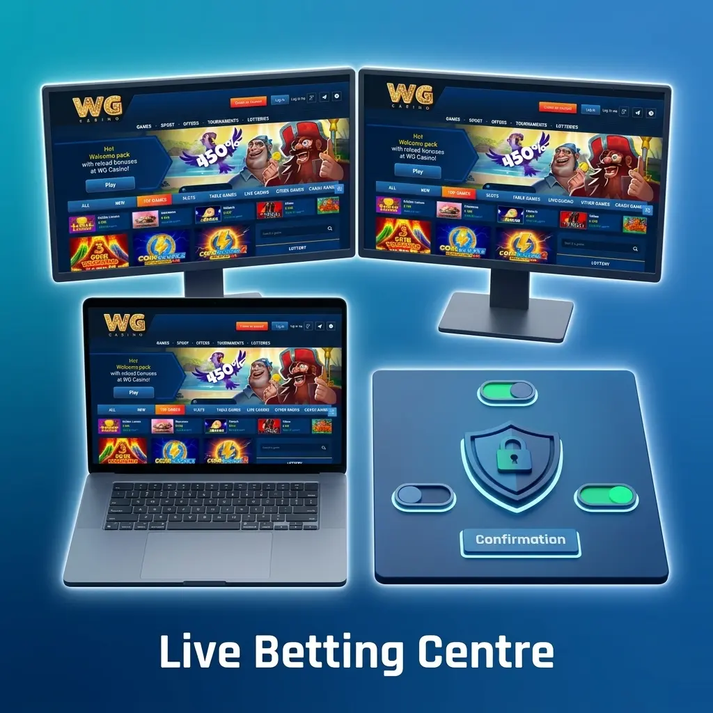 Live betting centre showing in-play markets for football, tennis, basketball and cricket with live stats and cash-out options