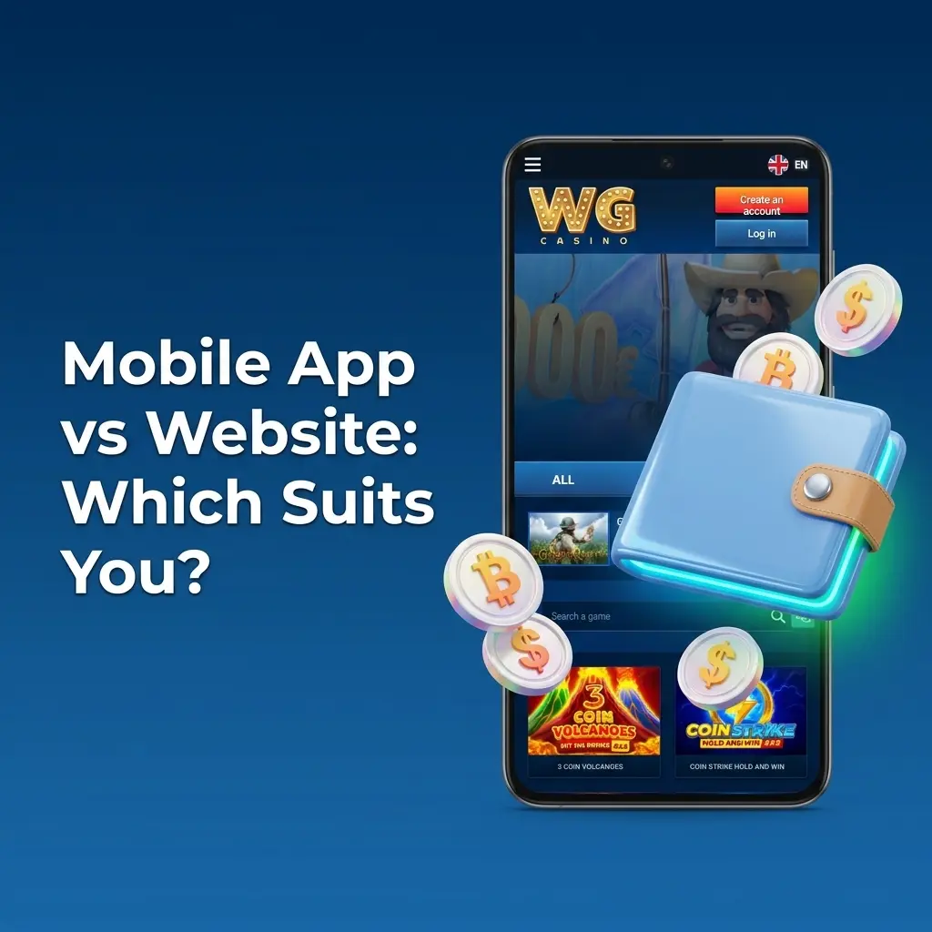Comparison table of mobile app vs website features including speed, notifications, offline access, security, and updates