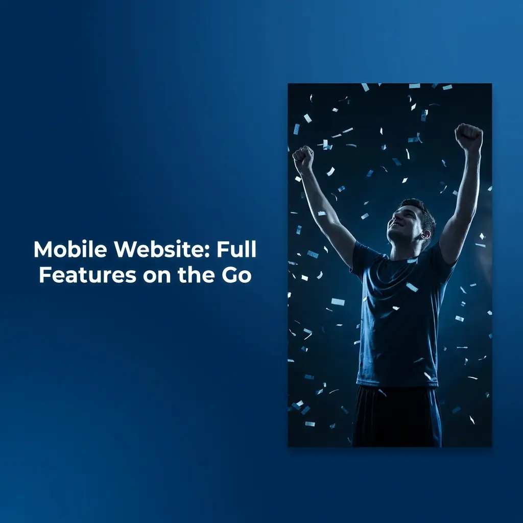 Mobile website interface showing live odds, eSports, casino games and cashier tools for UK users on the go
