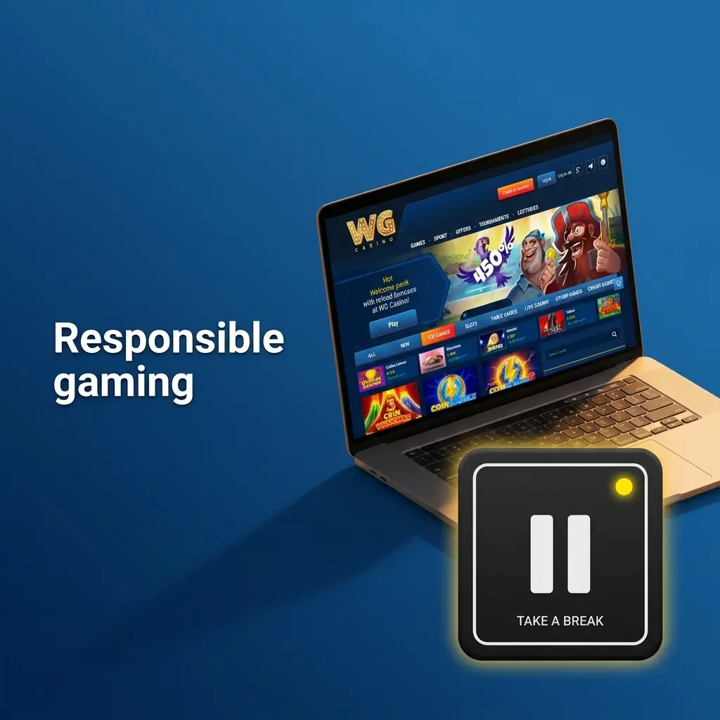 Responsible gambling tips showing deposit limits, self-exclusion options and safe play habits for adults 18+