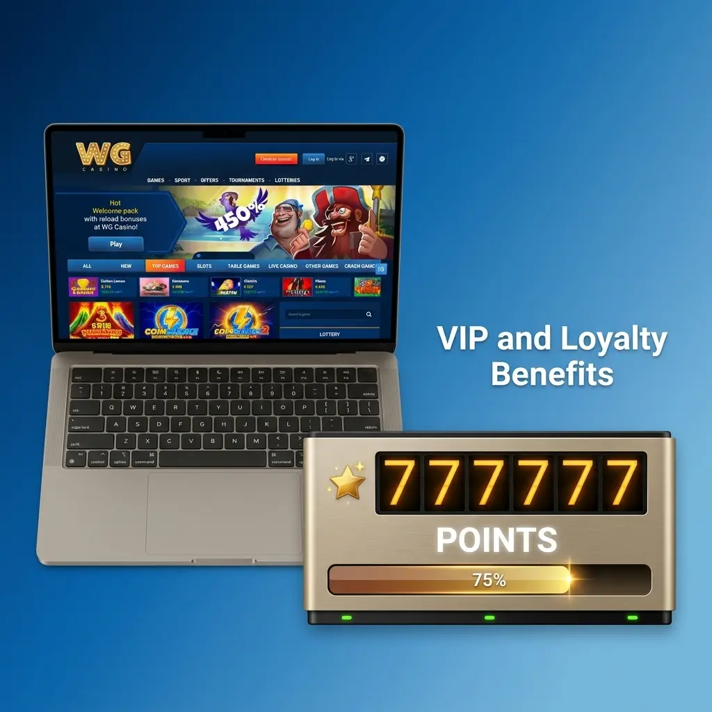 VIP loyalty programme tiers showing points, cashback rewards, personalised offers, and priority withdrawal benefits for regular players