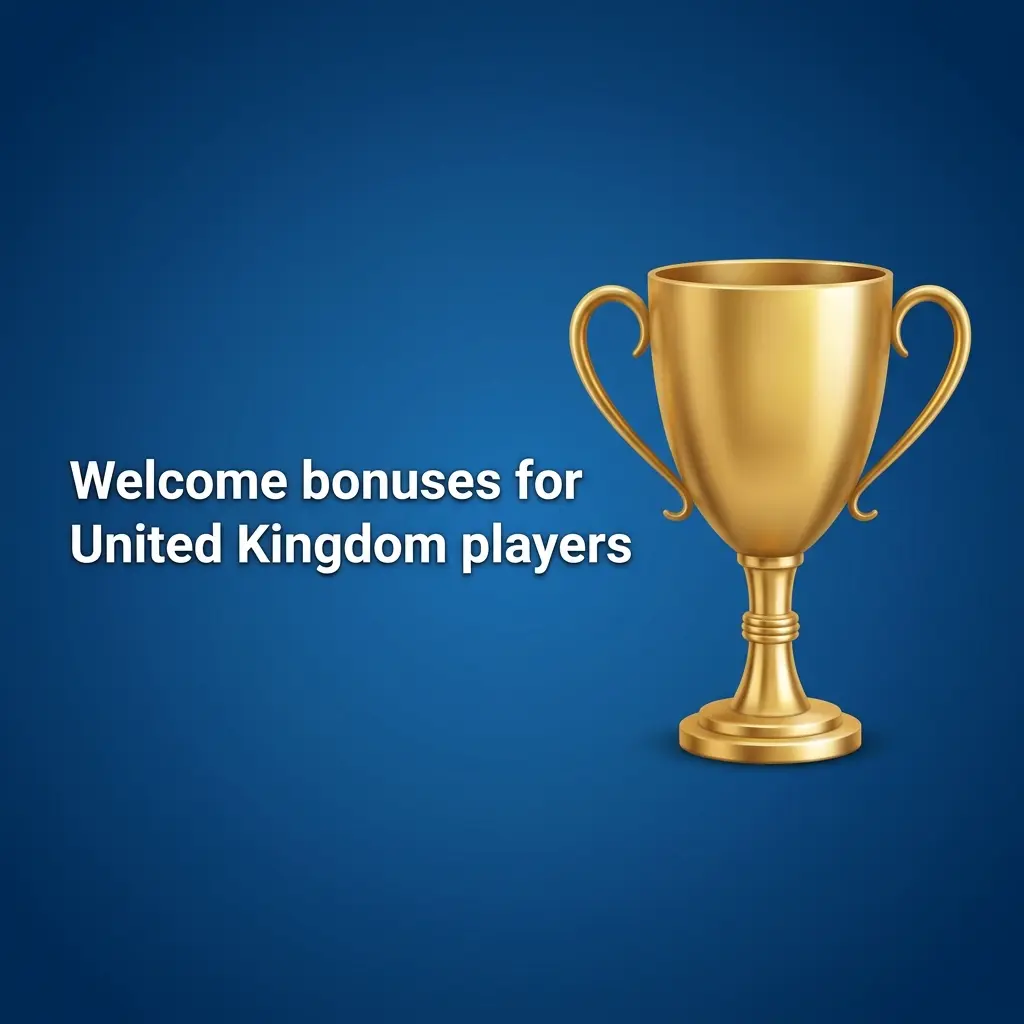 Welcome bonuses for UK players showing a three-part deposit offer with 200%, 100%, and 150% matches at 40x wagering