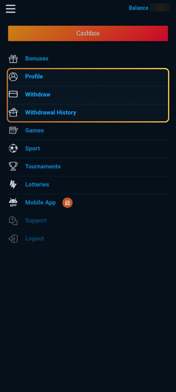 Follow game outcomes and cash out at WG casino.