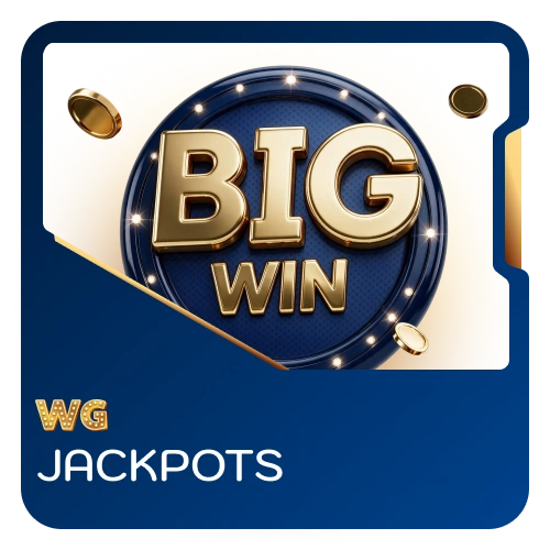 Win massive progressive jackpot prizes available on WG casino.