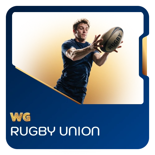 Wager on premiership and international rugby events at WG casino.