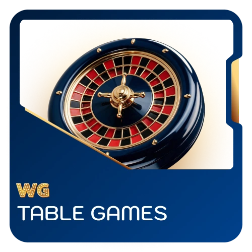 Play classic blackjack, roulette, and baccarat on WG casino.