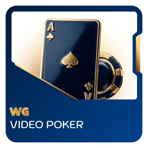 Test your strategy with top video poker games at WG casino.