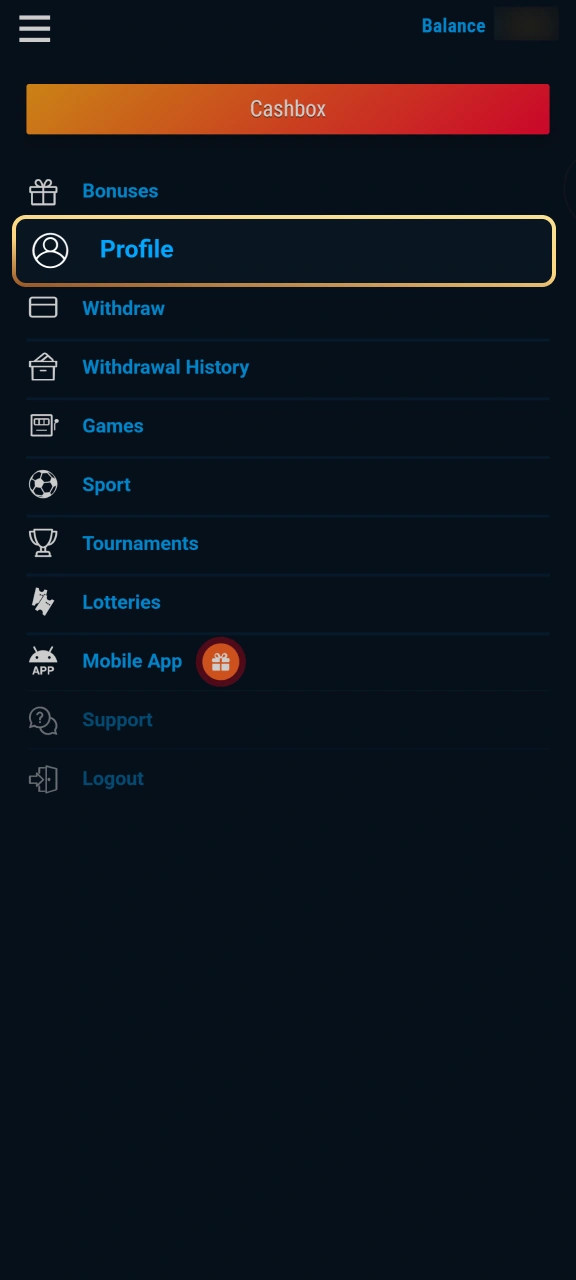 Configure personal responsible gambling tools in your WG casino profile.