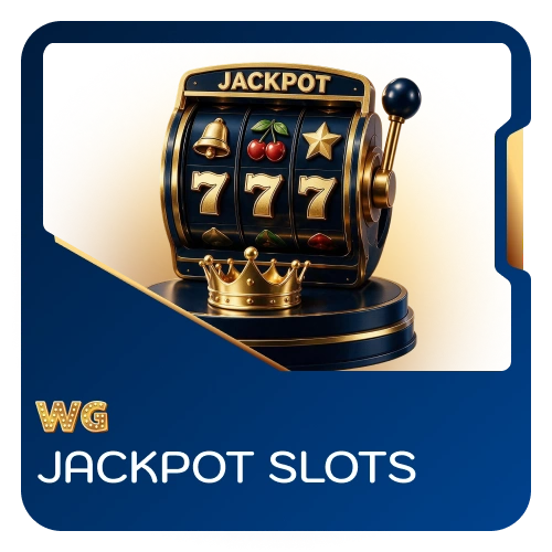 Spin for massive progressive jackpot prize pools available at WG casino.