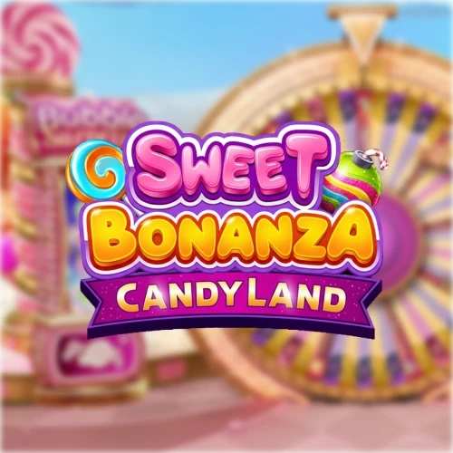 Spin the colorful wheel to win multiplier prizes in Sweet Bonanza CandyLand on WG casino.