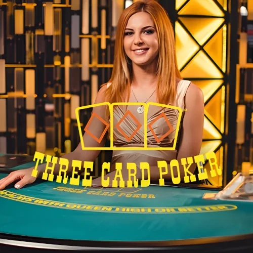 Play Three Card Poker live against professional dealers on WG casino.