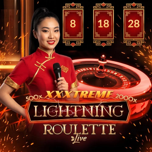 Multiply your stakes with extreme lightning strikes in XXXtreme Lightning Roulette WG casino.